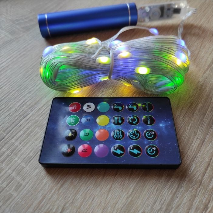 Новогодняя гирлянда на ёлку, новорічніа гірлянда.