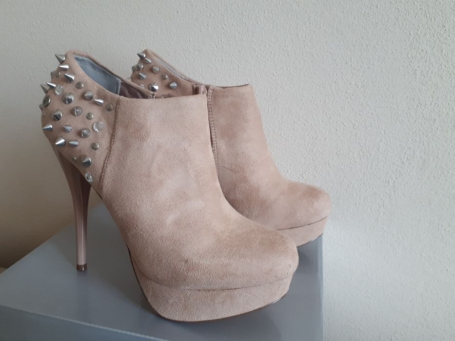 Blink szpilki botki kozaki buty ćwieki cyrkonie nity 40 nowe