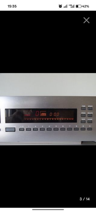 Leitor de CD Yamaha CDX 750E