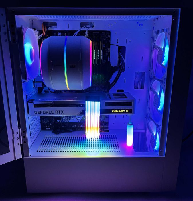 Komputer do GIER biały Core i5 16GB 1TB SSD RTX 3060 12GB VISION GWARA