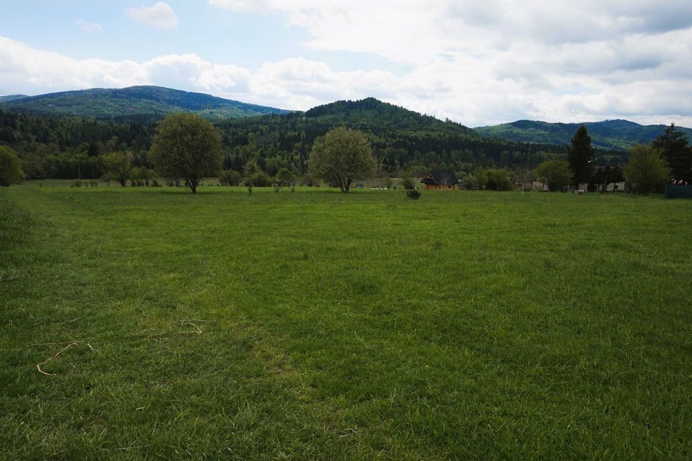 Widokowa działka budowlana - Hucisko (Stryszawa, pow. Suski) 10.11 ar - Widok 2