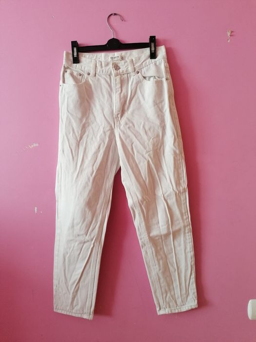 Calças de ganga branca - Pull&Bear