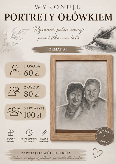 Portrety na zamowienie