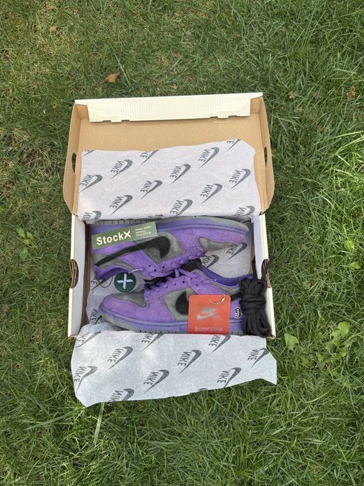 Кросівки Nike SB Dunk Low x Supreme Purple