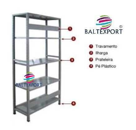 Estante de Arquivo ou Carga Ligeira Arrumação de Caixas Domestico Nova