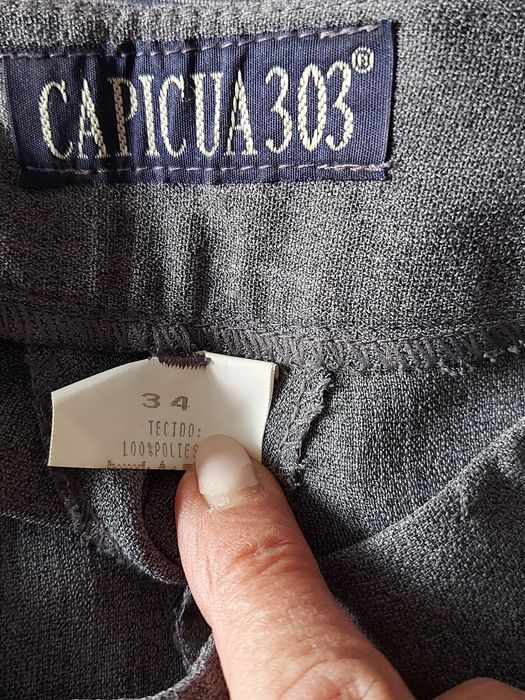 Calças Clássicas Cinzentas - Capicua 303 - Tam° 34