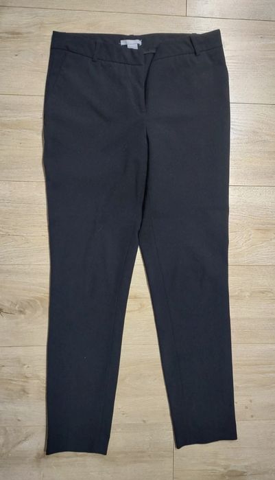 Czarne klasyczne spodnie damskie H&M S