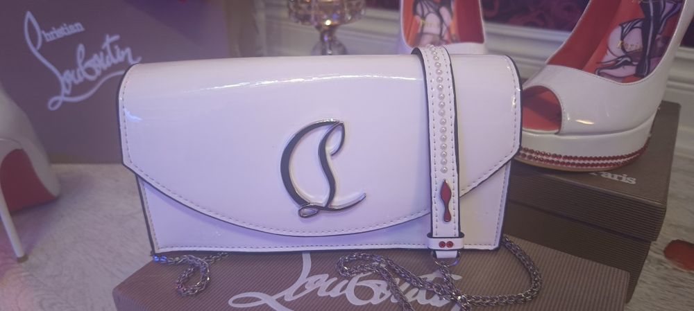 Torebka Christian Louboutin limited edyttion withe