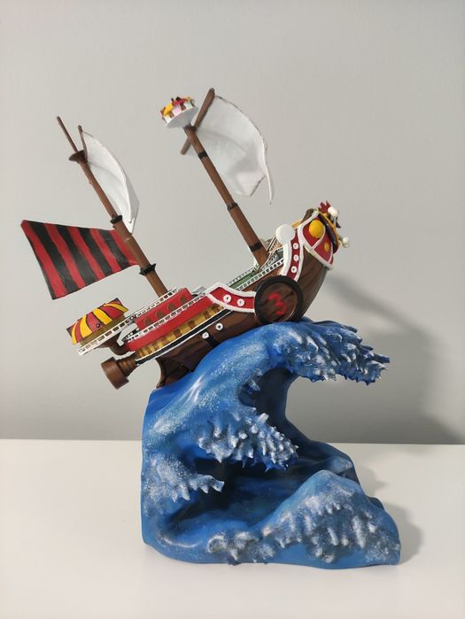 Diorama One Piece x Hokusai : Thousand Sunny on the Great Wave of Kana