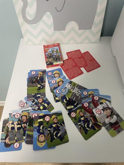 Strażak Sam gra karciana Piotruś