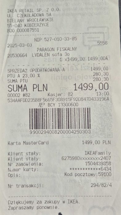 Sprzedam sofę narożną IKEA ÄLVDALEN