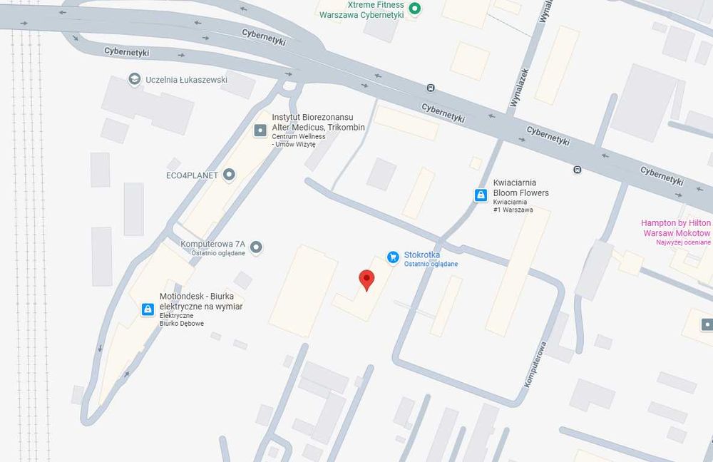 Parking | garaż podziemny | Warszawa | Mokotów | ul. Komputerowa 7