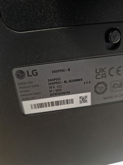 Monitor 34cale lg ultrawide