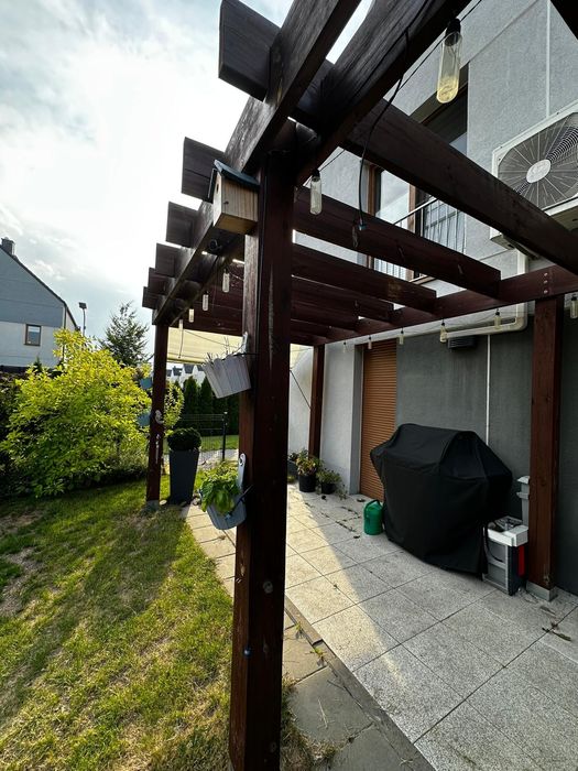 Pergola drewniana 5,7m x 2,64m – Wrocław Maślice