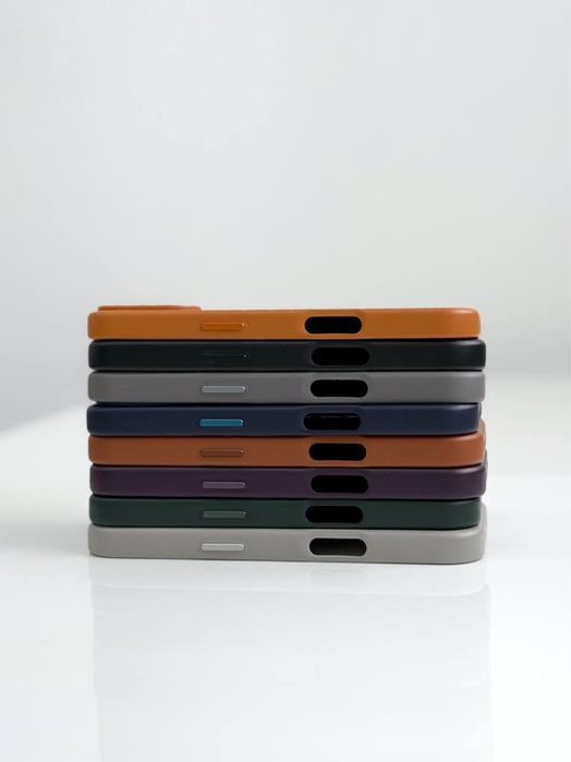 Шкіряний чохол з Magsafe для iPhone 16 , 16 pro, 16 pro max