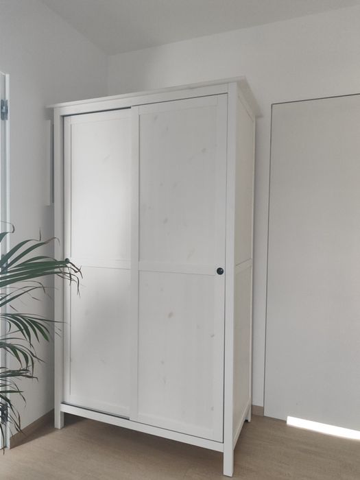 Szafa Ikea hemnes przesuwna - biała bejca