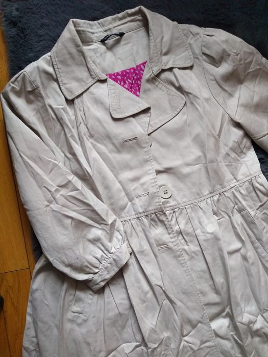 Płaszcz trencz bombka ciążowy 42 Dunnes Stores