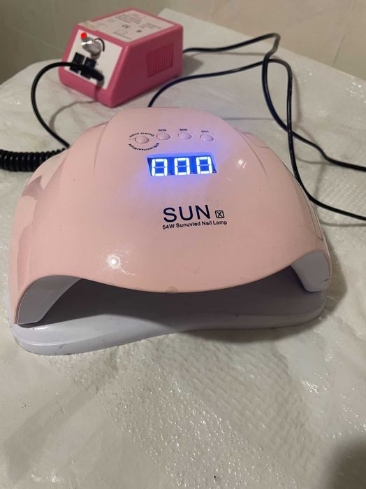 Фрезер, лампа для маникюра педикюра Lina Mercedes 2000 12W SUN X 54 w