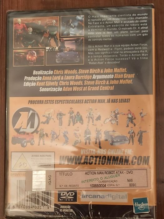 Action Man Robot Attack DVD64552784860417121