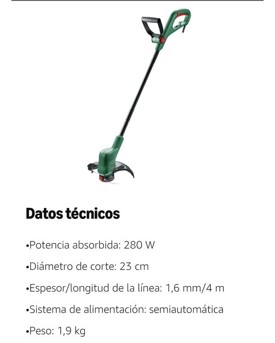 Aparador de relva Bosch