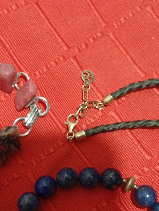 Srebro kamienie naturalne perły