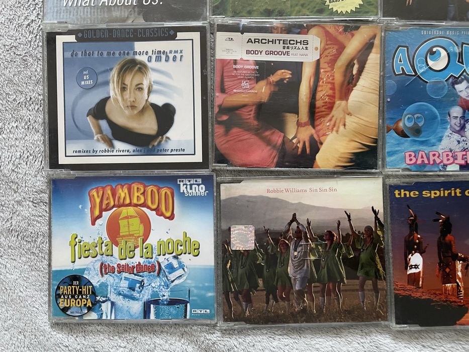 Płyty cd Single zestaw 16 sztuk