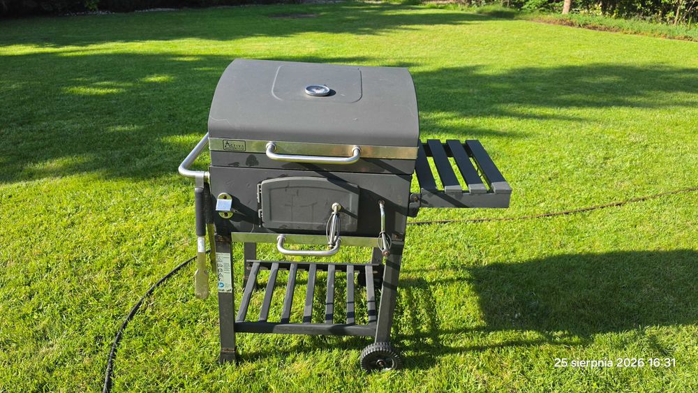 Grill Węglowy Activa Mastercook Angular Black Ruszt żeliwny 57,5 x 42,0 cm