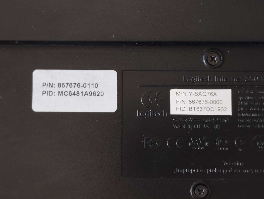 Logitech PS/2 Keyboard Black452423293401845764