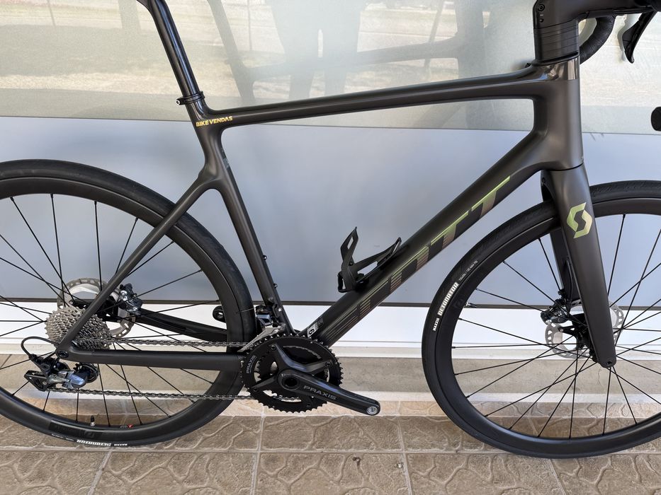 Bicicleta de estrada Scott - rodas carbono - Tamanho L