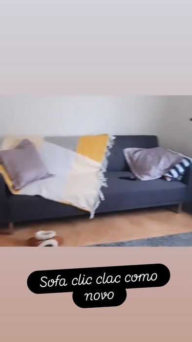 Sofa clic clac cinza