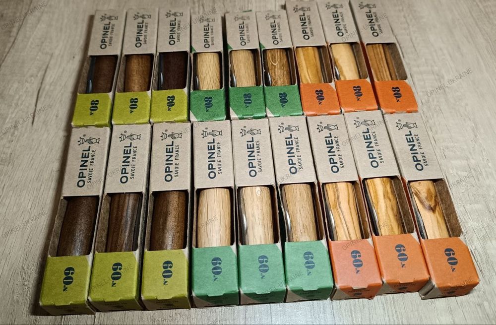Opinel №8 9 Структура Дуб Горіх Оливка Топ Ніж Шик Нож Француз