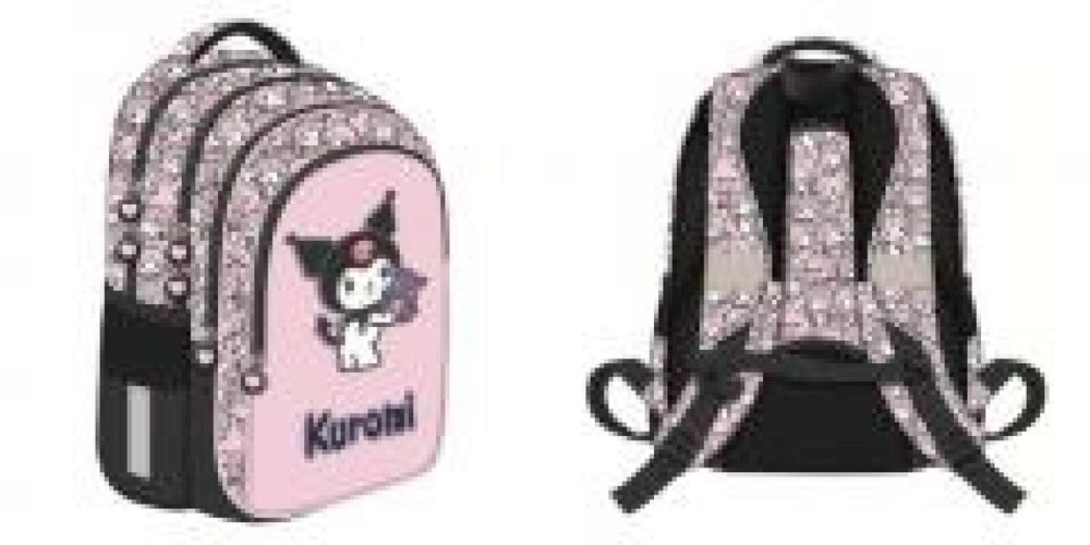 Plecak 4 komorowy Kuromi pink ST-MAJEWSKI