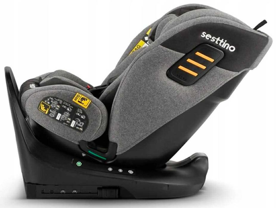 Fotelik Samochodowy Sesttino i-Size 40-150cm Obrotowy 360°0-36kgISOFIX