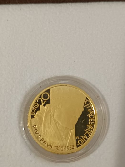 Moeda ouro Vaticano 2023