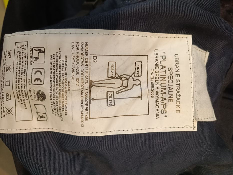 Ubranie Specjalne Straż Nomex