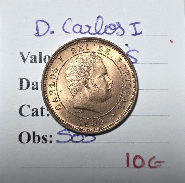 5 reis 1906 D.carlos i