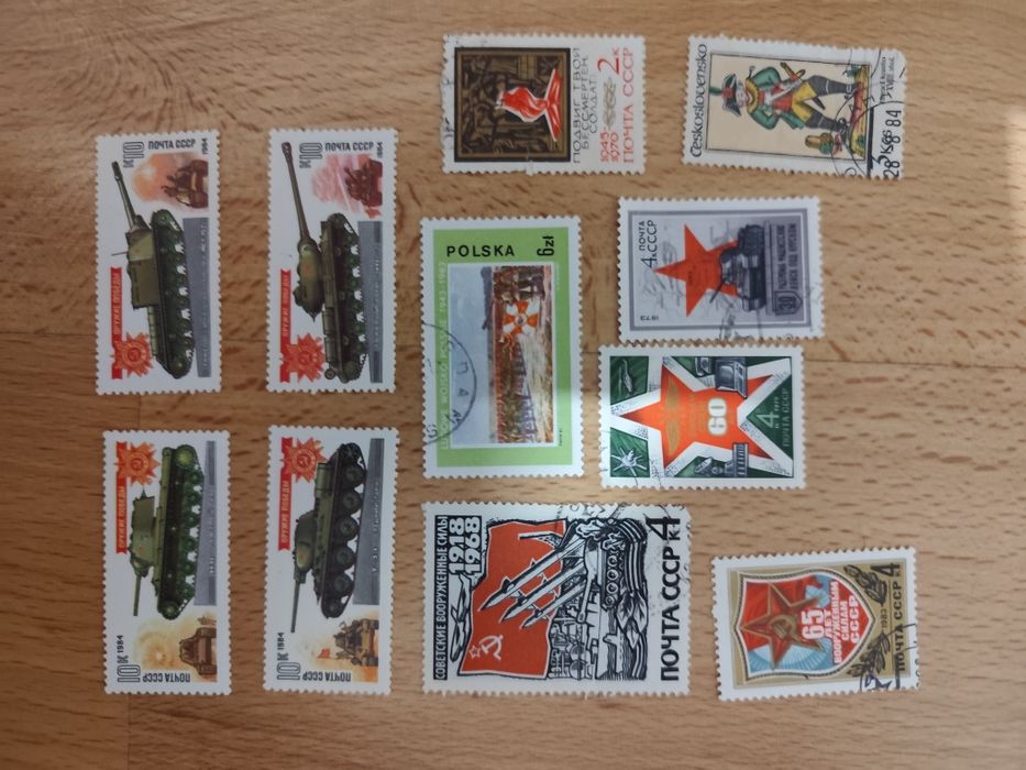 Марки почтовые военная тематика
