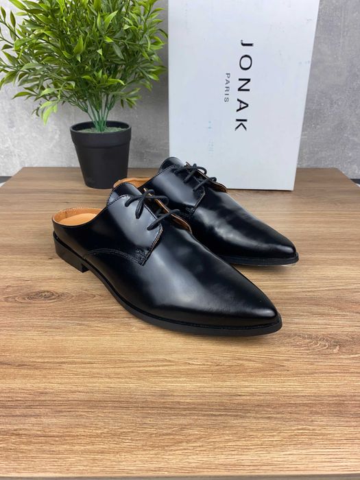 Buty Jonak Paris Agdal r. 38 - czarne eleganckie mule