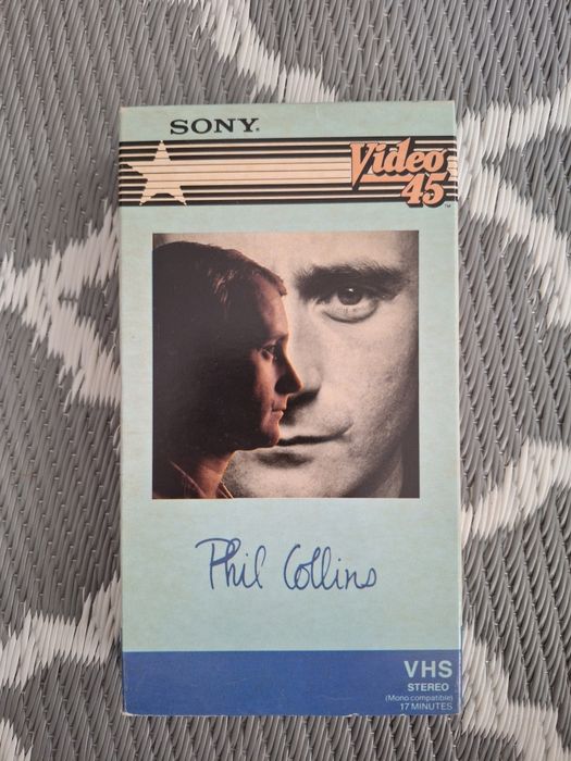 RARYTAS VHS Phil Collins Video 45 | Sony 1983 | In The Air Tonight | Unikat