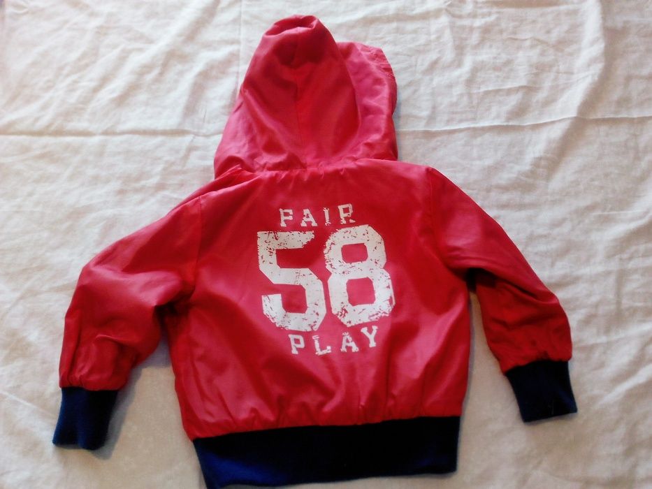 Lote de 5 sweats e 1 Parka reversível 2/3 anos
