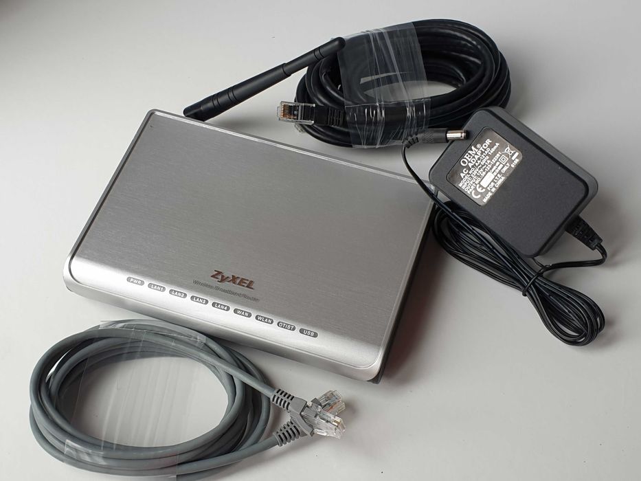 WI FI ровтер маршрутизатор ZyXEL P-335WT  кабель RJ-45 5м і 3м