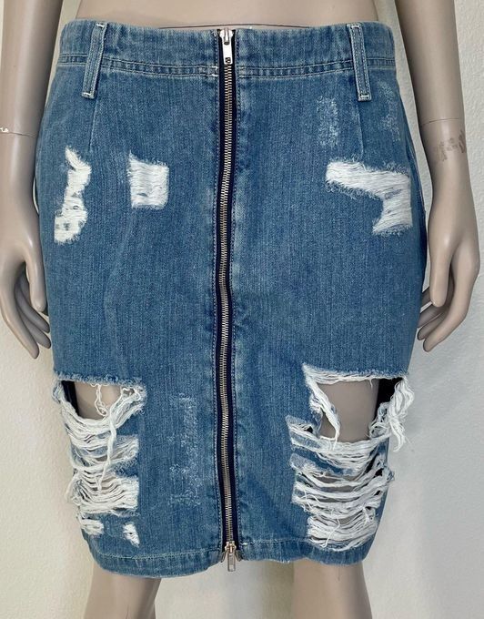 Spódnica jeansowa H&M Divided z przetarciami NWT! rozm. 36