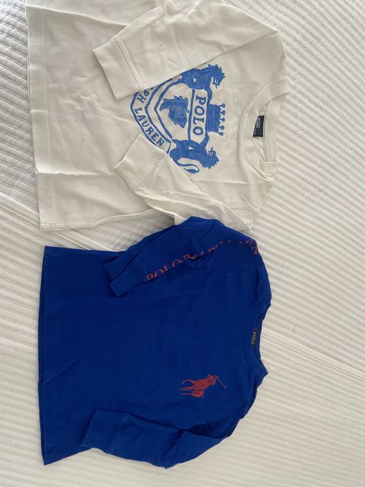 T-shirt manga comprida ralph lauren 2y