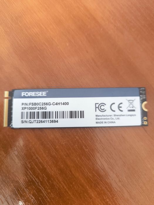 Ssd  накопичувач 256GB M.2 2280