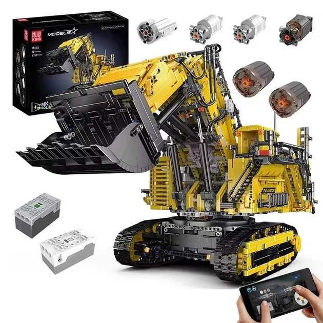 Конструктор Mould King Кар'єрний екскаватор Liebherr R 9800 Yellow (17070) Новий!