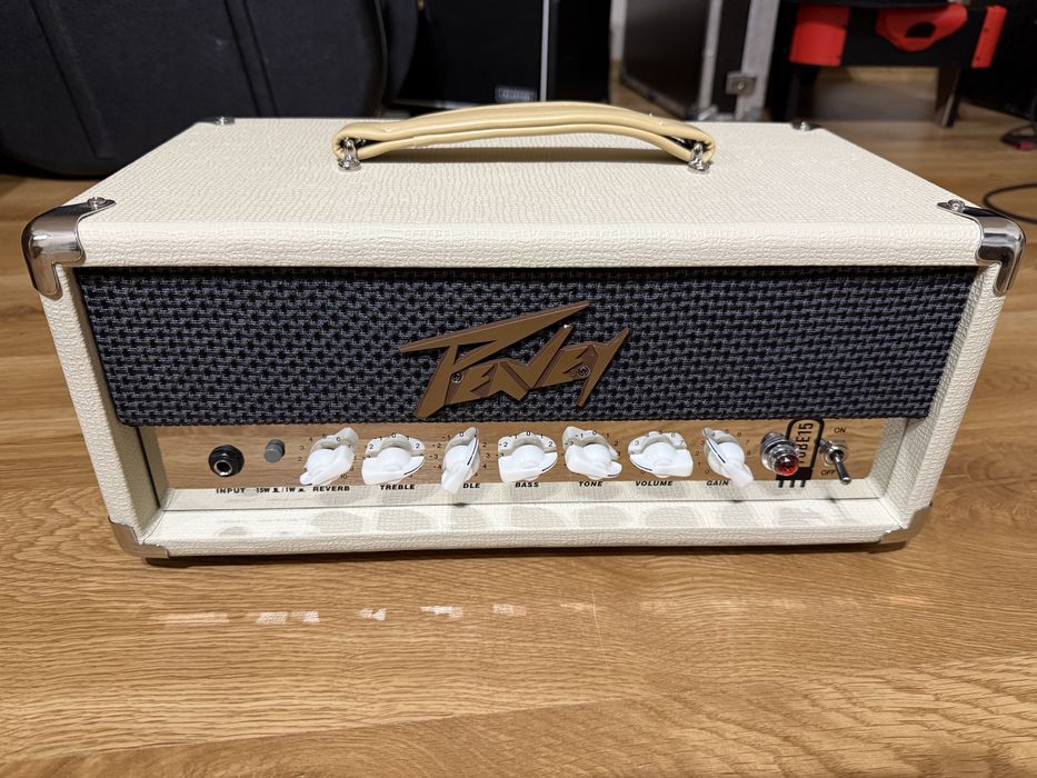 Harley Benton Tube 15 Head - znaczek Peavey