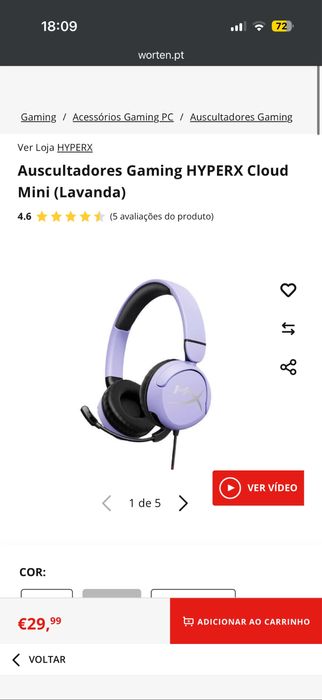 HyperX Cloud Mini Headset438006428447559680