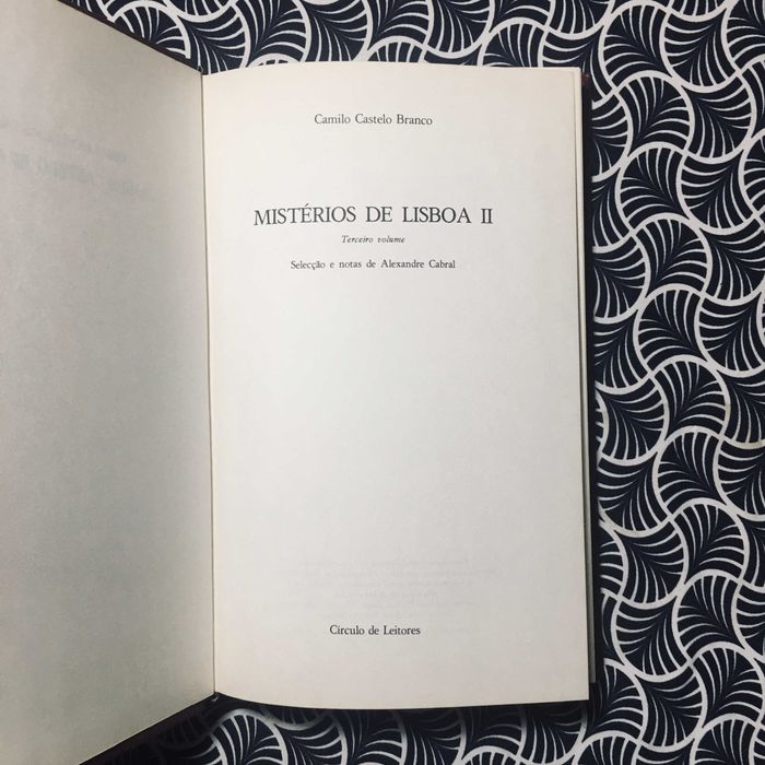 Mistério de Lisboa (3 vols.) - Camilo Castelo Branco