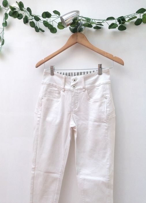 Calças de Ganga Brancas