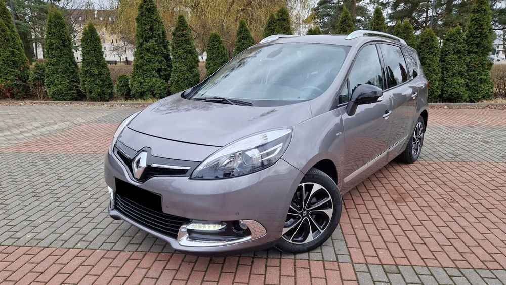 Renault Grand Scenic 1.2 Benz 130KM,BOSE,Navi,Kamera,2X Parktronic,Pół skóra,Przebieg 73tyś